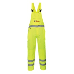 Road Maintenance Hi-Vis Yellow Bib & Brace