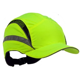 Safety Baseball Hats Hi-Vis Yellow