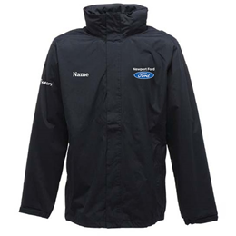 Regatta Ardmore Mesh Lined Jacket Navy with logos Newport Ford