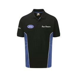 Navy Royal Polo Shirt, 4 Logos