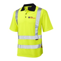 Road Maintenance Comfort Hi-Vis Polo Shirt Yellow