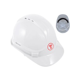 Safety Helmet - White With Logo