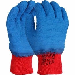 Fully Coated Crinkle Latex Handling Glove