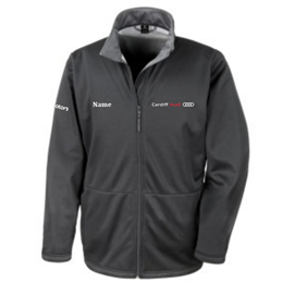 Result Core Mens Softshell Jacket with logos Cardiff Audi