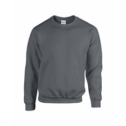 GildanSweatshirt Charcoal-With Logo 