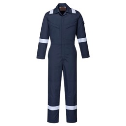 Bizflame Plus Ladies Coverall Navy-With Logo 