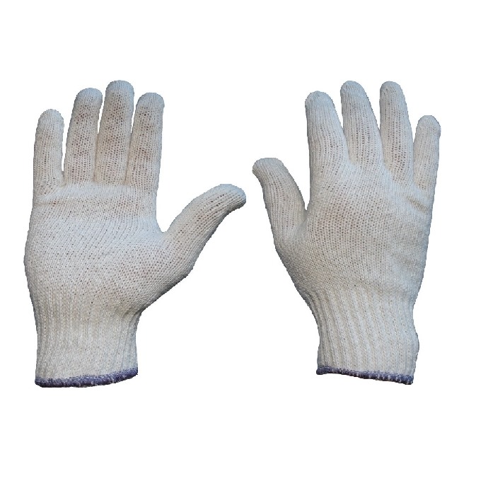 Gloves Mixed Fibre - White