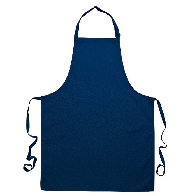 Cotton Drill Apron c/w Ties Navy