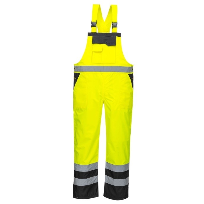 Hi-Vis Waterproof Bib &amp; Brace