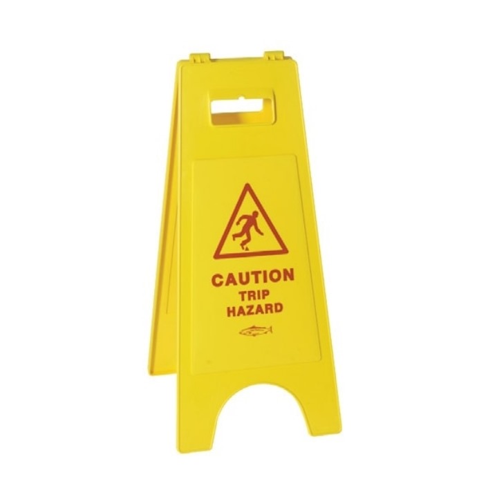 Floor Sign/double sided-Caution Trip Hazard