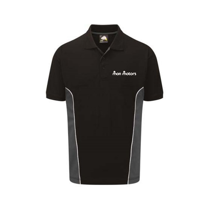 Polo Shirt Black/Graphite LB Logo