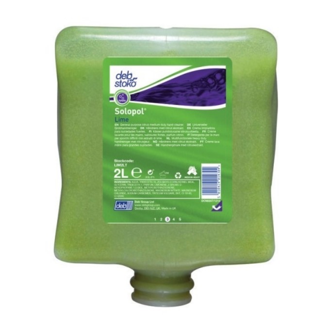 Deb Solopol Lime Refill 2 litre