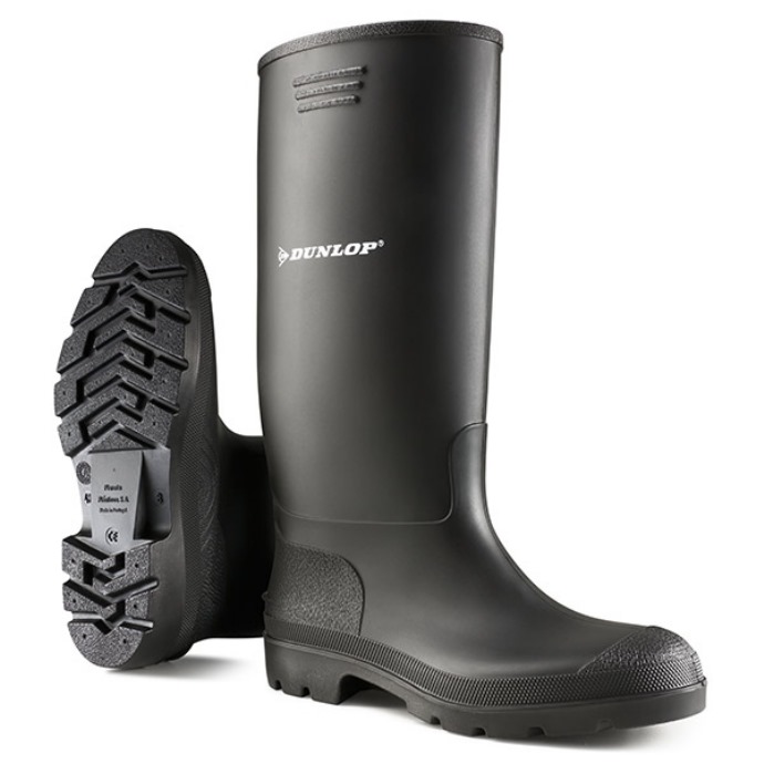 Non-safety Black Welly Boots