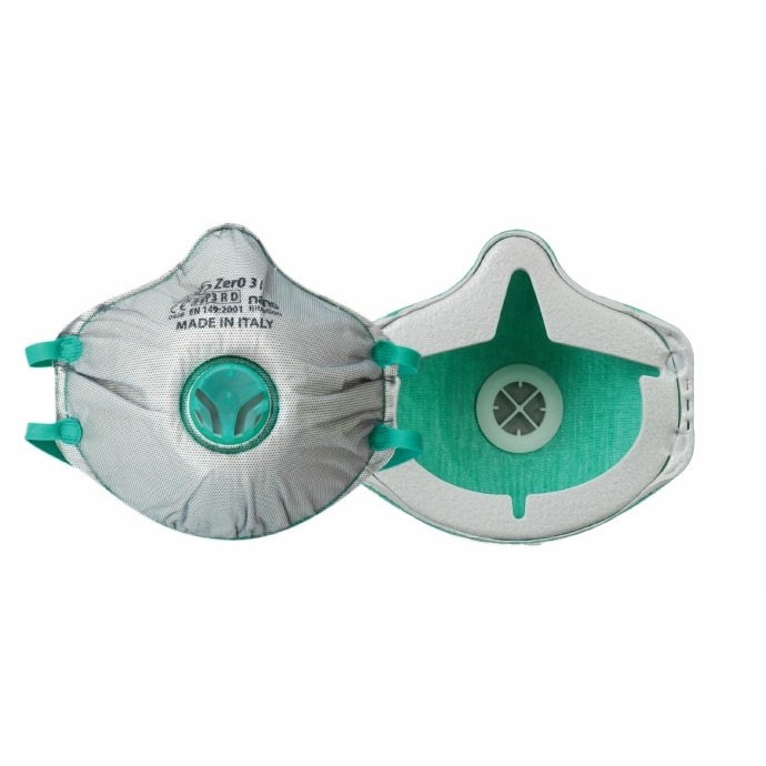 BLS Zero Series FFP3 Full Gasket Valved Mask - Pack of 10