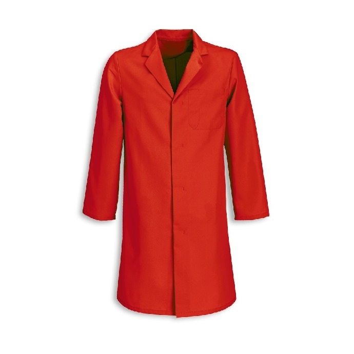 Polycotton Food Trade Coat Red