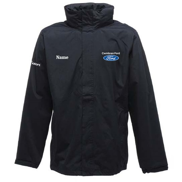 Regatta Ardmore Mesh Lined Jacket Navy with logos Cwmbran Ford